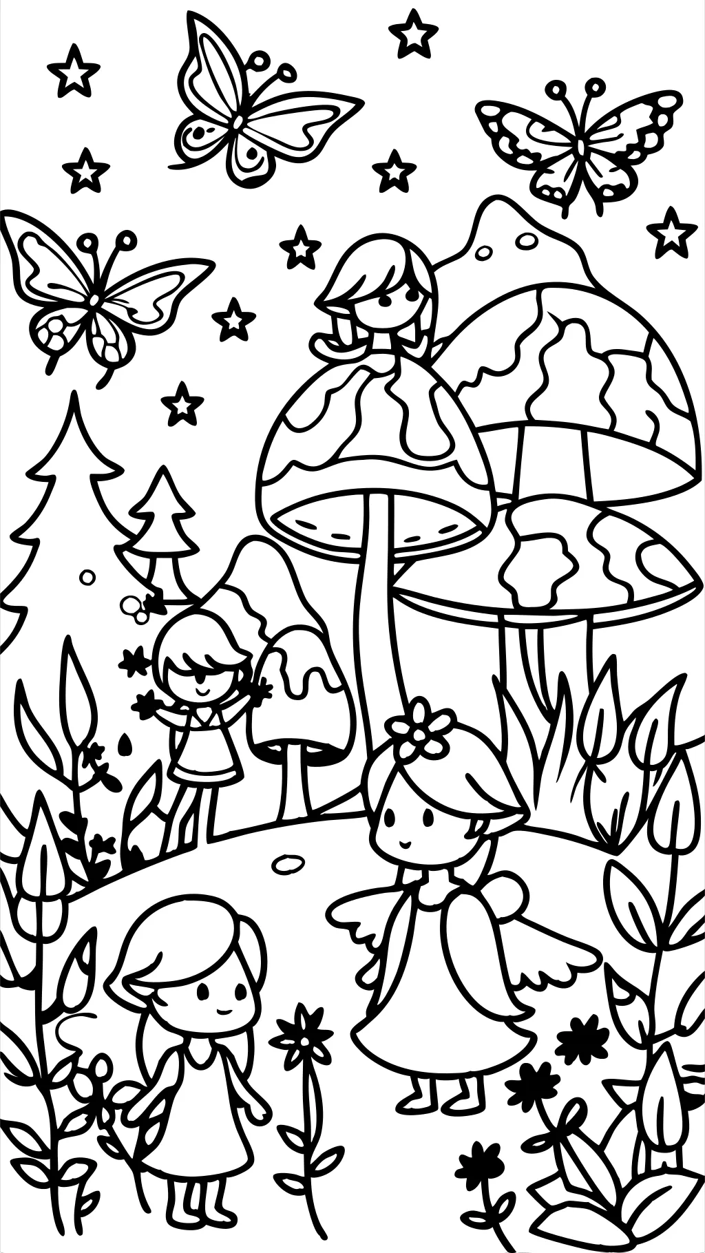 fairies coloring pages